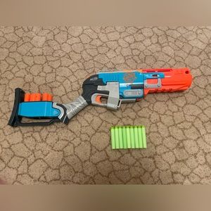 Nerf Zombie Strike Sledgefire With Zombie Strike Bullets